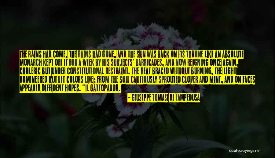 Tarakumar Reddy Quotes By Giuseppe Tomasi Di Lampedusa Tarakumar Reddy Quotes By Giuseppe Tomasi Di Lampedusa