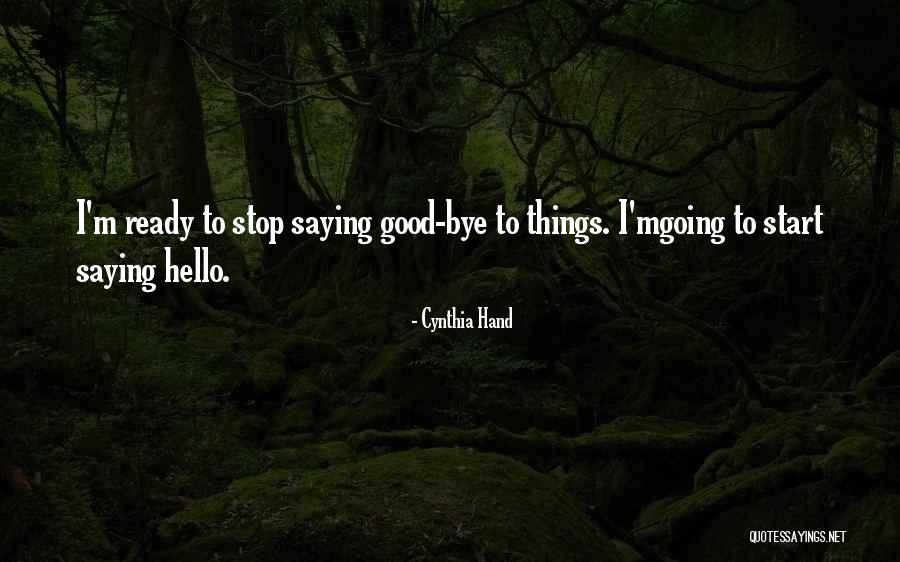 Taratoa Cook Quotes By Cynthia Hand Taratoa Cook Quotes By Cynthia Hand