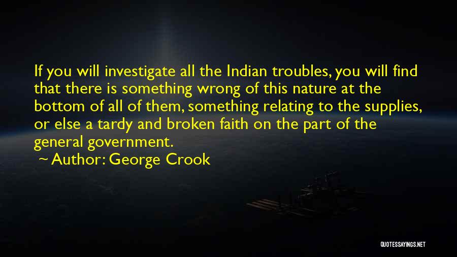 Tardy Quotes By George Crook