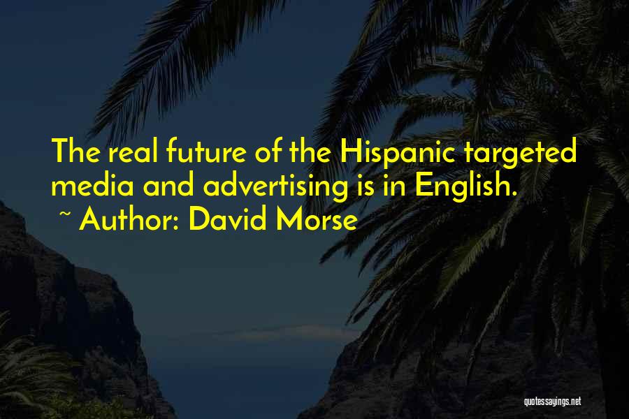 Targeted Advertising Quotes By David Morse