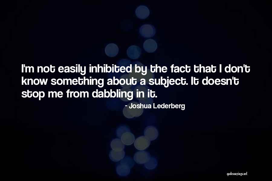 Tarico Food Quotes By Joshua Lederberg