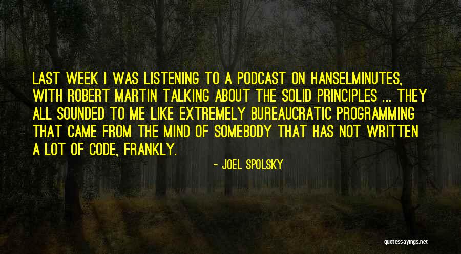 Tarnawa Breeders Quotes By Joel Spolsky