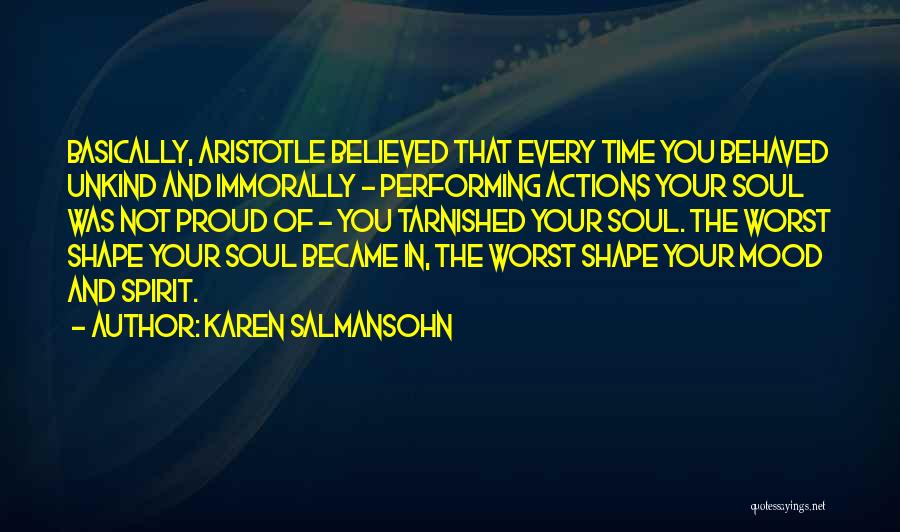 Tarnished Quotes By Karen Salmansohn