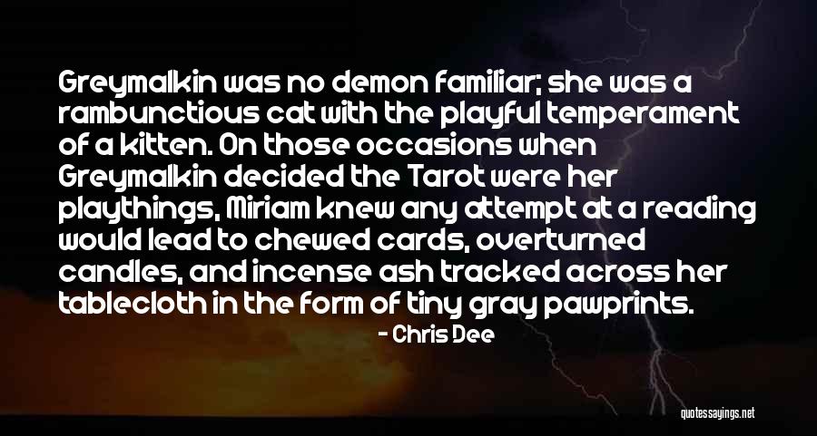 Tarot Cards Quotes By Chris Dee