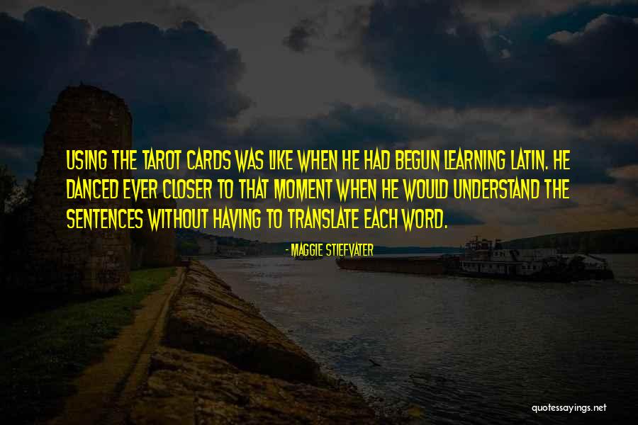 Tarot Cards Quotes By Maggie Stiefvater