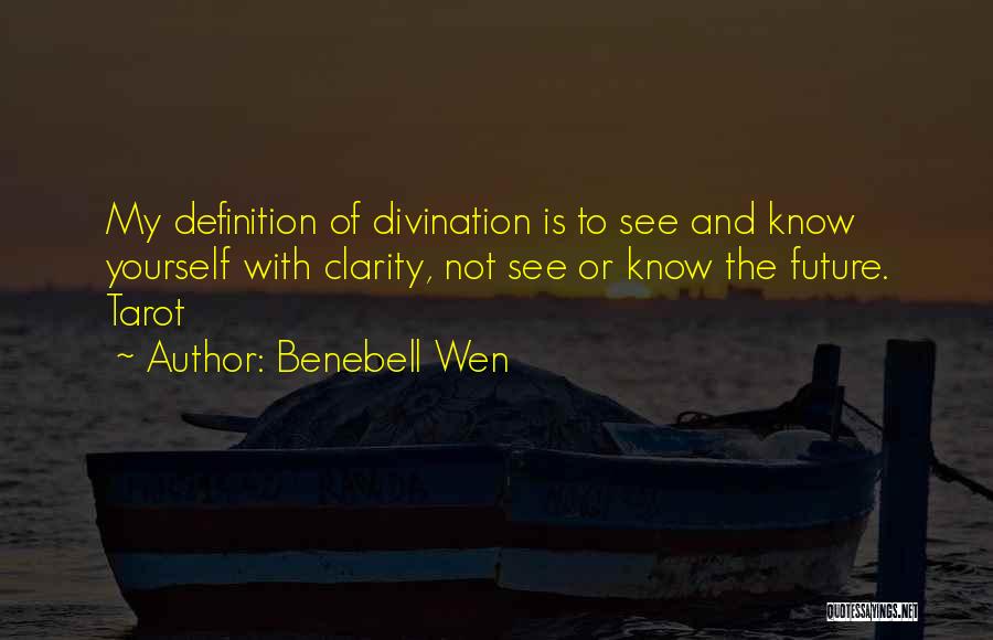 Tarot Quotes By Benebell Wen