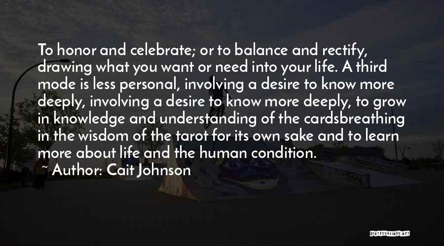 Tarot Quotes By Cait Johnson