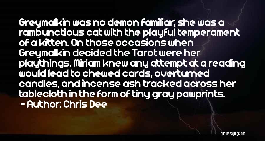 Tarot Quotes By Chris Dee