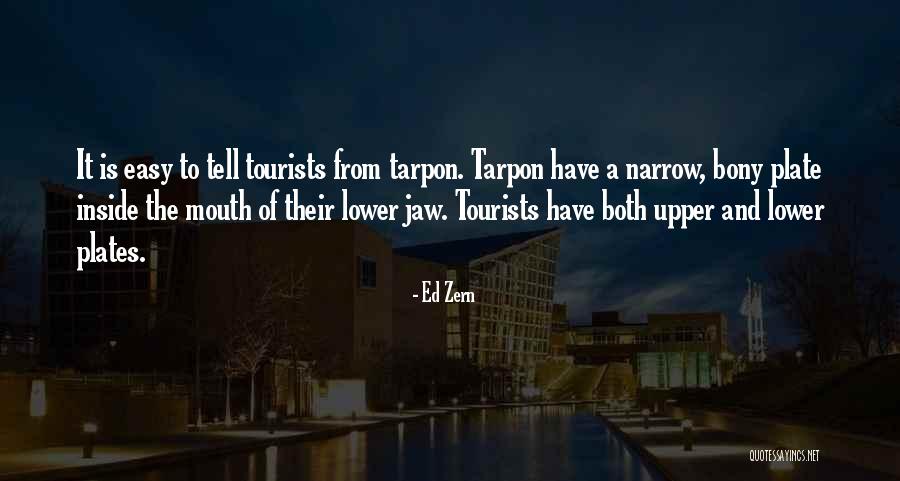 Tarpon Fishing Quotes By Ed Zern