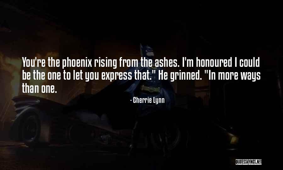 Tashrif Lughowi Quotes By Cherrie Lynn Tashrif Lughowi Quotes By Cherrie Lynn