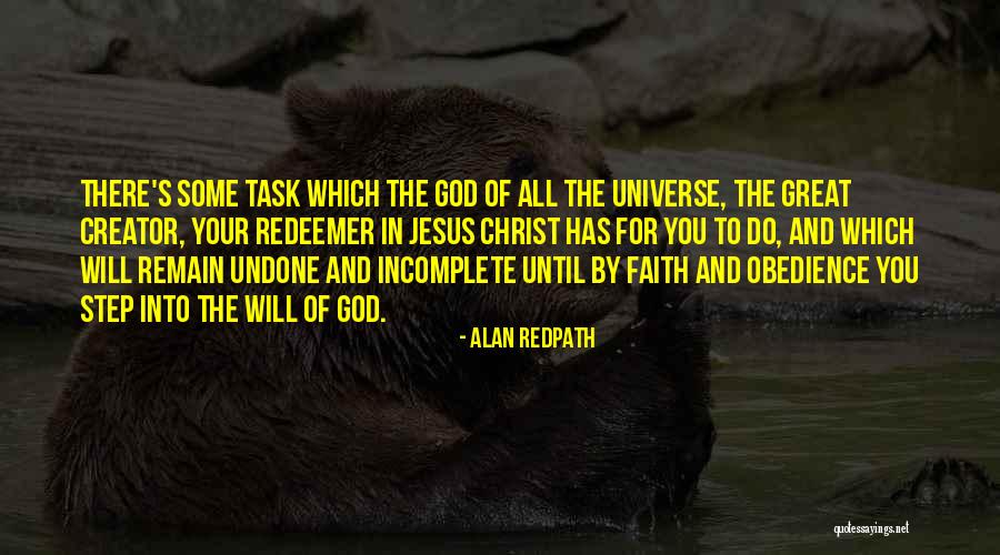 Tasks And Task Quotes By Alan Redpath Tasks And Task Quotes By Alan Redpath