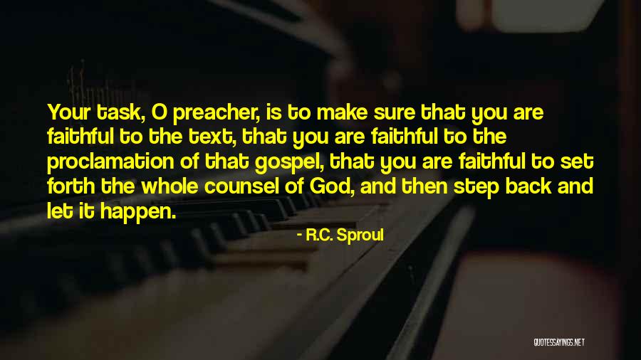 Tasks And Task Quotes By R.C. Sproul Tasks And Task Quotes By R.C. Sproul