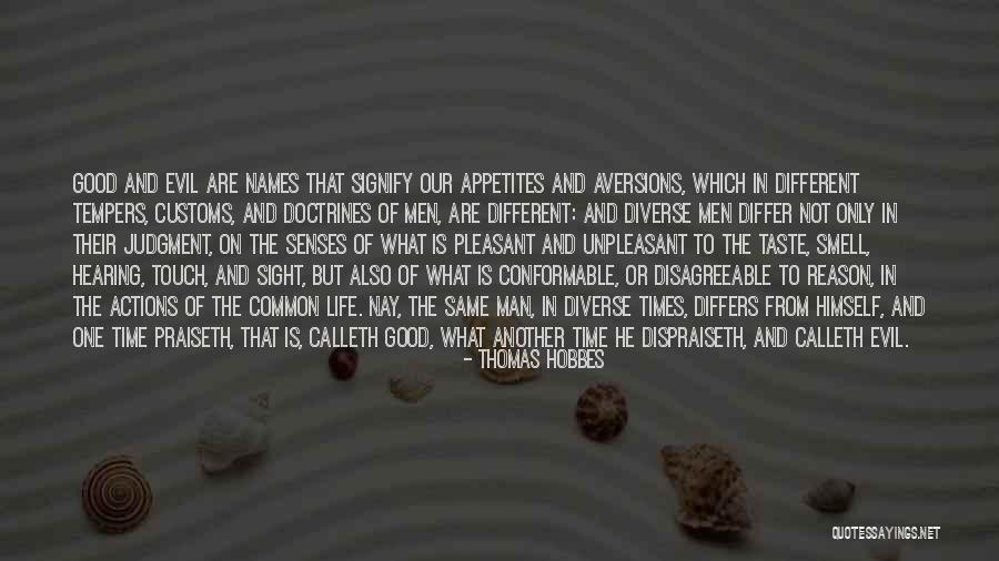 Taste And Smell Quotes By Thomas Hobbes