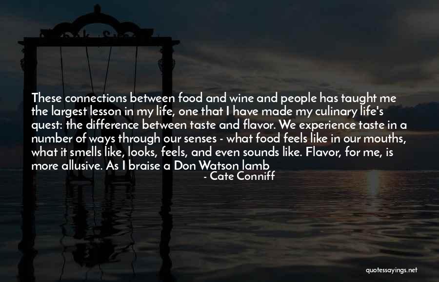 Taste Food Quotes By Cate Conniff