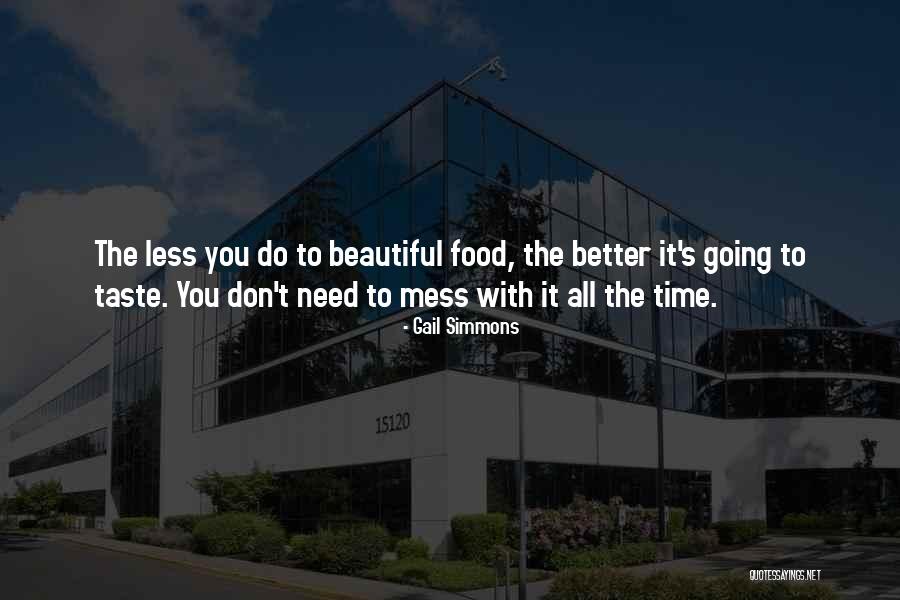 Taste Food Quotes By Gail Simmons