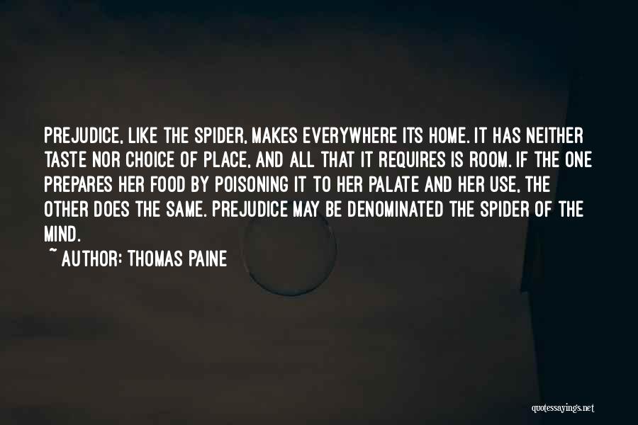 Taste Food Quotes By Thomas Paine