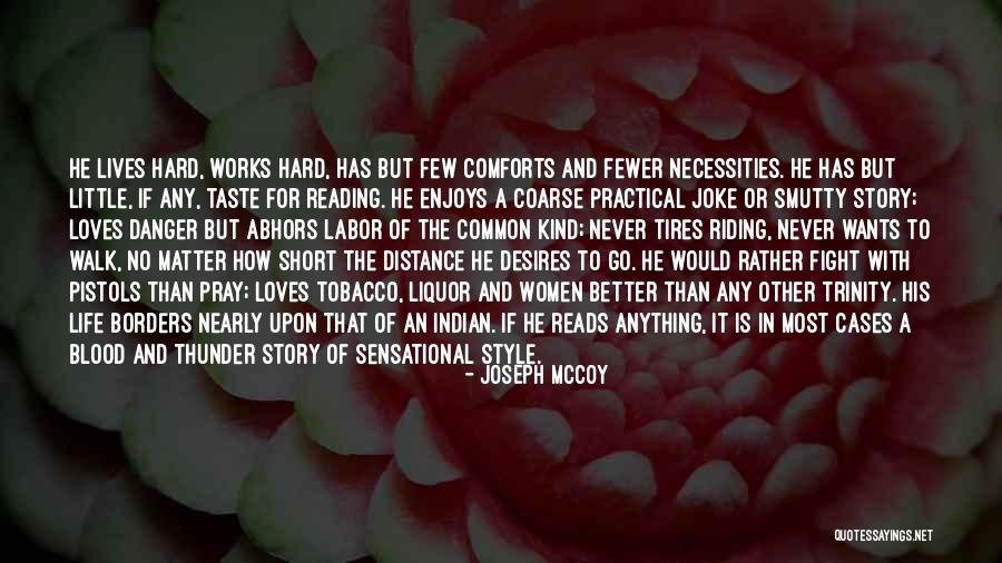 Taste Of Blood Quotes By Joseph Mccoy