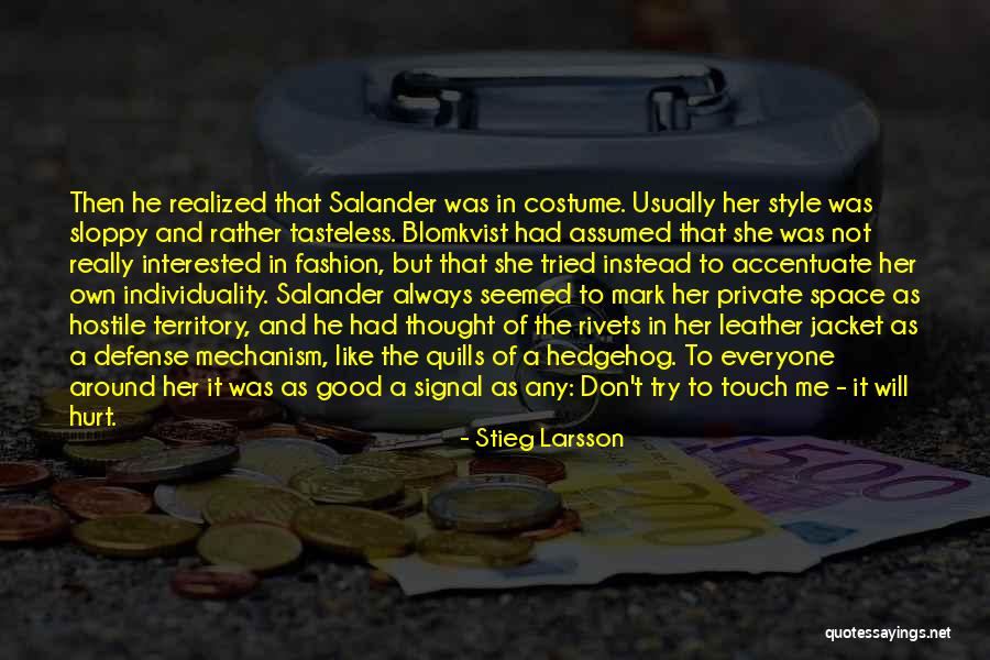 Tasteless Quotes By Stieg Larsson Tasteless Quotes By Stieg Larsson
