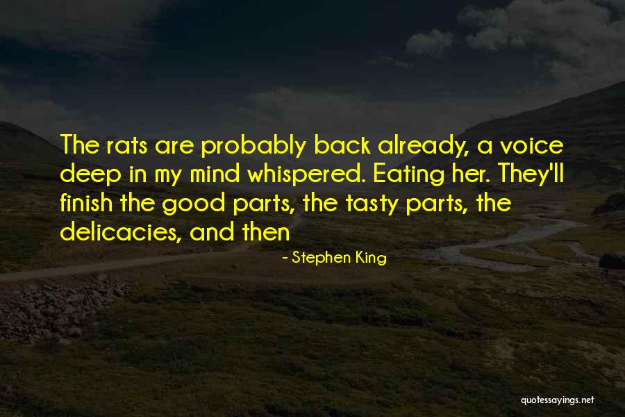 Tasty Quotes By Stephen King