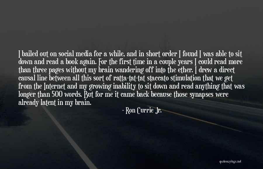 Tat Quotes By Ron Currie Jr. Tat Quotes By Ron Currie Jr.