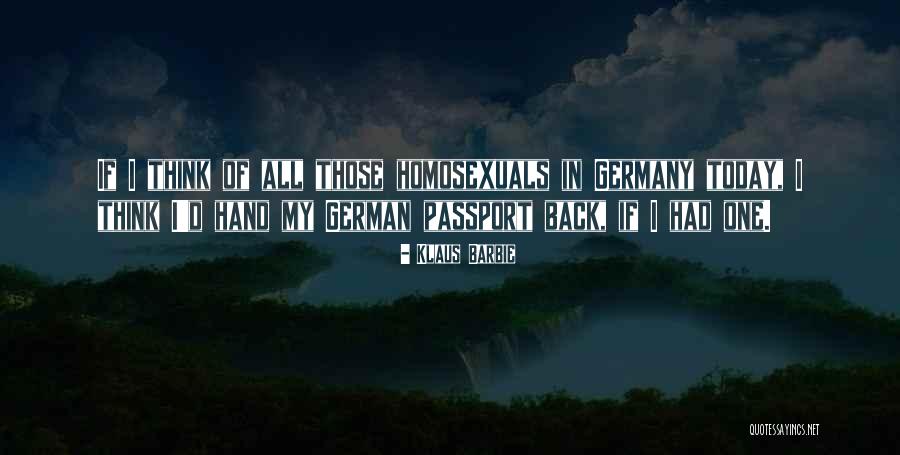 Tataran Iii Quotes By Klaus Barbie Tataran Iii Quotes By Klaus Barbie