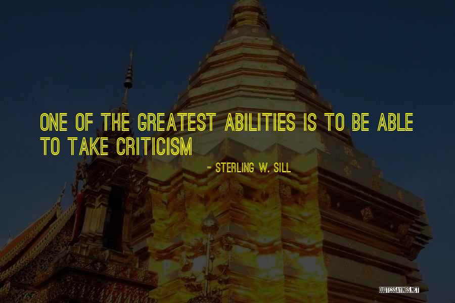 Tatsachenmensch Quotes By Sterling W. Sill