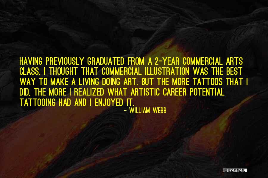 Tattoo Is Art Quotes By William Webb