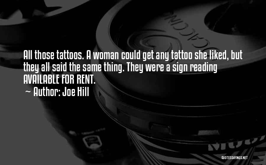 Tattoos Funny Quotes By Joe Hill