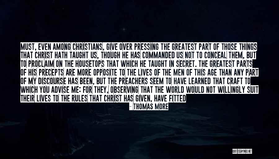 Taught By Christ Quotes By Thomas More Taught By Christ Quotes By Thomas More