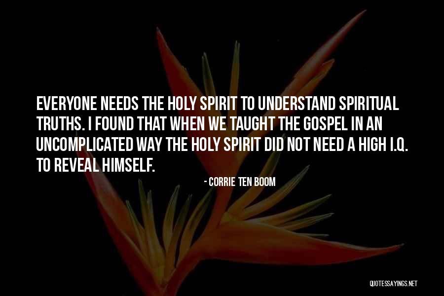 Taught By The Holy Spirit Quotes By Corrie Ten Boom Taught By The Holy Spirit Quotes By Corrie Ten Boom