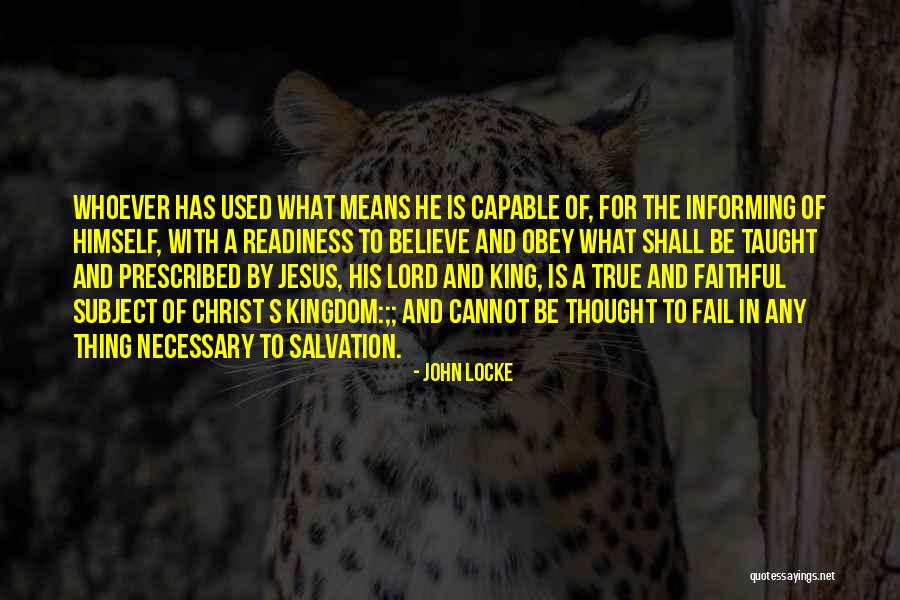 Taught That Salvation Quotes By John Locke Taught That Salvation Quotes By John Locke