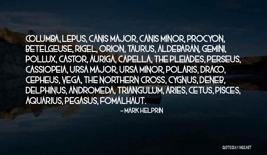 Taurus Quotes By Mark Helprin