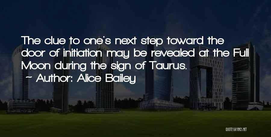 Taurus Sign Quotes By Alice Bailey