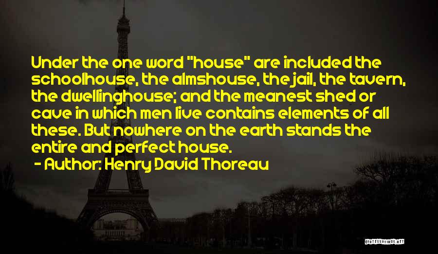 Tavern Quotes By Henry David Thoreau