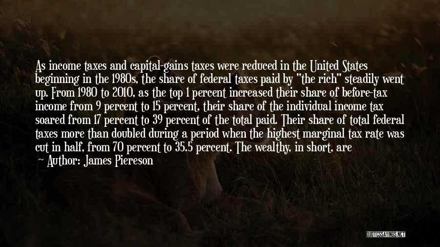 Tax Avoidance Quotes By James Piereson