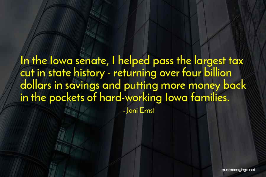 Tax Back Quotes By Joni Ernst