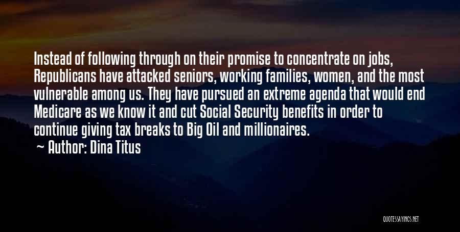 Tax Cut Quotes By Dina Titus