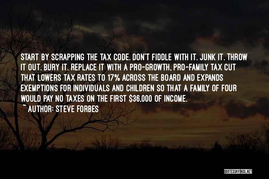 Tax Cut Quotes By Steve Forbes