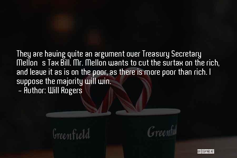 Tax Cut Quotes By Will Rogers