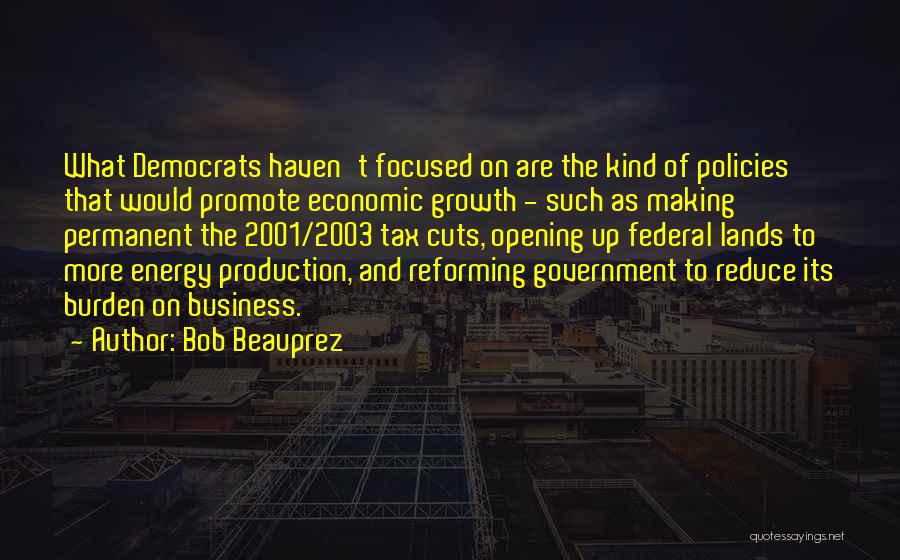 Tax Cuts Quotes By Bob Beauprez