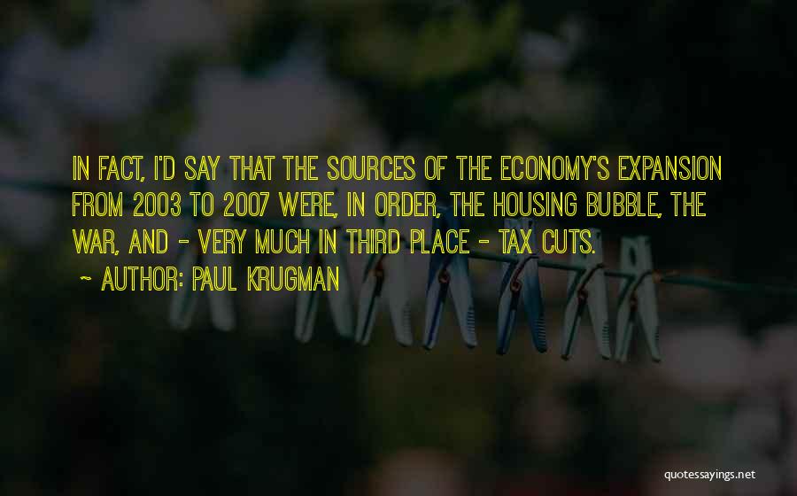 Tax Cuts Quotes By Paul Krugman