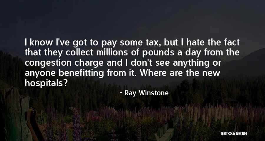 Tax Day Quotes By Ray Winstone