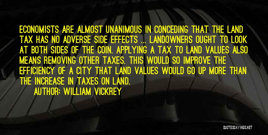 Tax Increase Quotes By William Vickrey