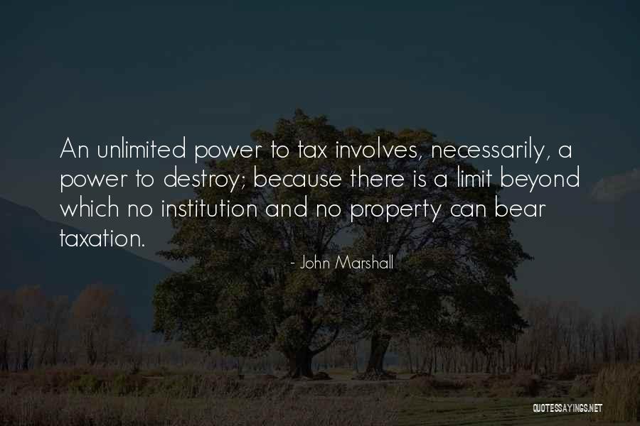 Tax Law Quotes By John Marshall Tax Law Quotes By John Marshall