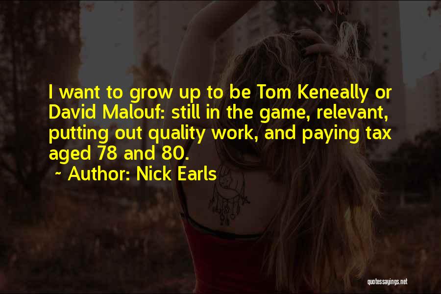Tax Paying Quotes By Nick Earls