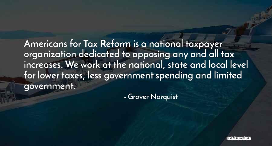 Tax Reform Quotes By Grover Norquist