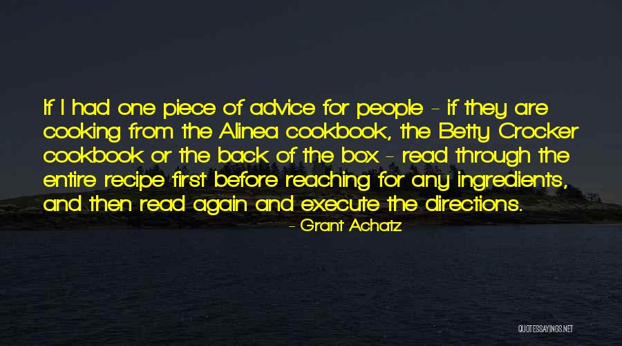 Taybron Trading Quotes By Grant Achatz Taybron Trading Quotes By Grant Achatz