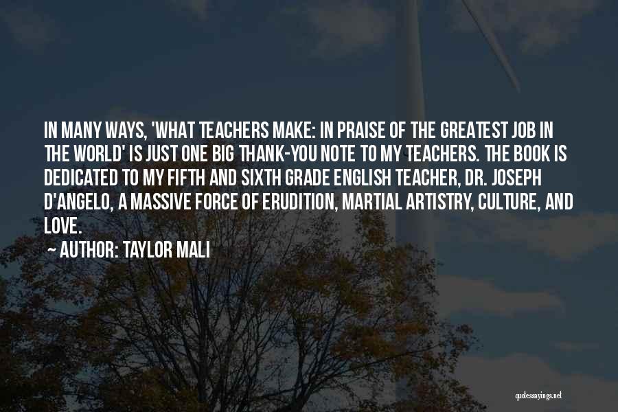 Taylor Mali Quotes 731367