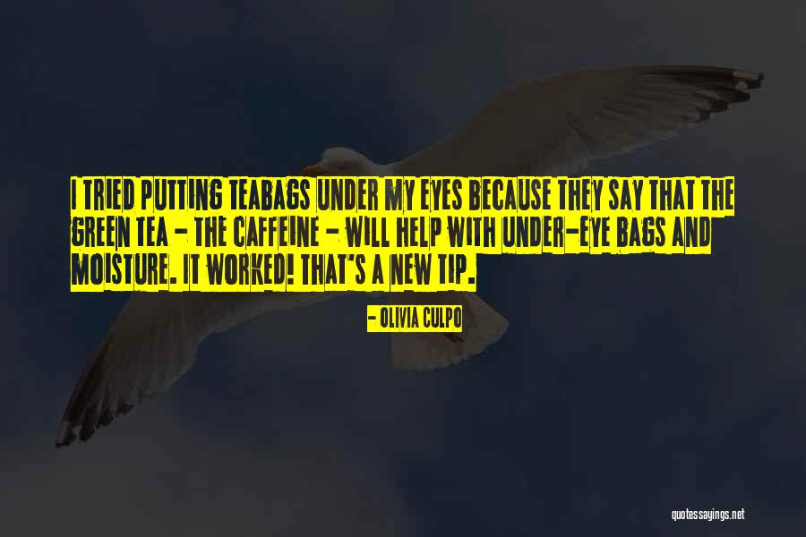 Tea Bags With Quotes By Olivia Culpo Tea Bags With Quotes By Olivia Culpo