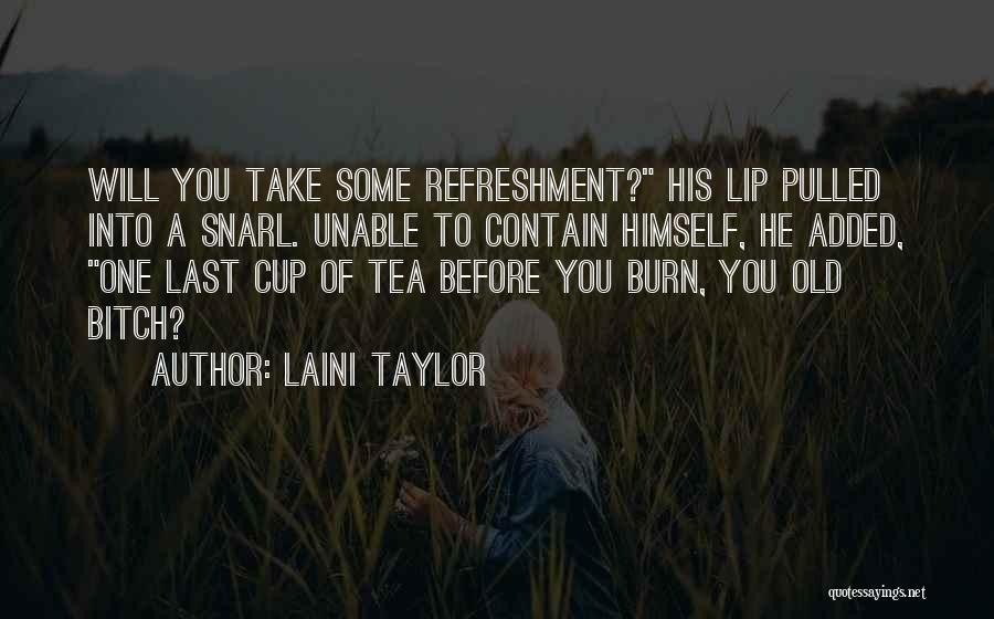 Tea Cup Quotes By Laini Taylor